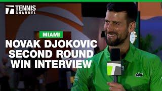 Novak Djokovic on 'Finding Joy' after Winning First Match since AO | 2025 Miami Open