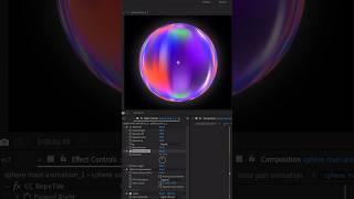 Beautiful gradient 3D sphere. After Effects Tutorial #aftereffctstuturial #learnaftereffects