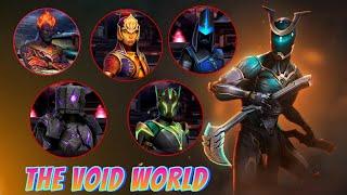 Max Level VOID ANIBOT Against All Bosses of Raid World  - Watch the Insanity ! 