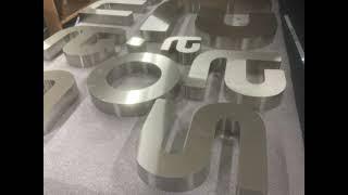 Crafting Excellence: Inside Trade Made's Stainless Steel Channel Letters