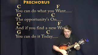 If You Want To Sing Out (Cat Stevens) Mandolin Cover Lesson in C with Chords/Lyrics