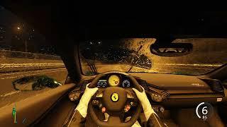 Romantic Homicide but its a late night drive in Assetto Corsa