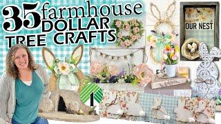 Spring 2023 Dollar Tree DIY Crafts (FAST and EASY) Farmhouse Decor Ideas