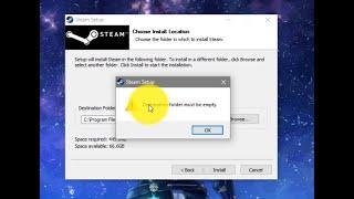 Cara Mengatasi Steam Destination Folder Must Be Empty