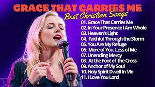 Christian Music Songs With Lyrics - New Christian Worship Songs - Grace That Carries Me #lyricvideo