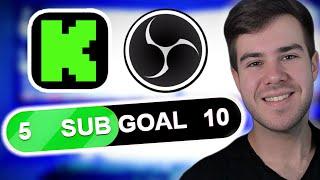 How To Set Up Kick Follower/Sub Goals