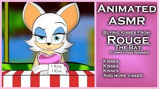 (Animated ASMR) Kisses From Rouge The Bat