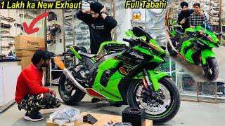 Tabahi wala Exhaust on My New Ninja Zx-10R