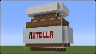 How To Build a Jar Of Nutella In Minecraft