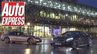 Mercedes S63 AMG Coupe vs Porsche Panamera Turbo S
