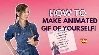 How to Make an Animated GIF of Yourself - Do This for MASSIVE Engagement on Your Social Media Posts!