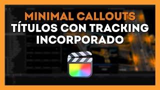 Pack de títulos con seguimiento incorporado Minimal Callouts de PremiumVFX 