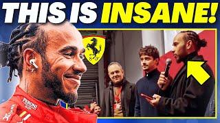 Lewis Hamilton's INSANE Italian Speech at Ferrari Leaves Fans STUNNED!