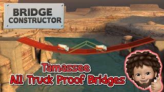 Bridge Constructor+ - All The Tamassee Truck Proof Bridges Walkthrough | Apple Arcade