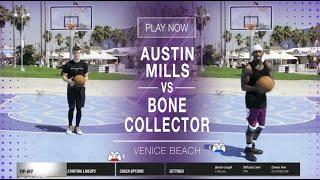 Streetball Legend Bone Collector vs Former D-1 Player Austin Mills: Epic 1-on-1 Battle