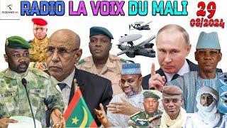 La Revue de Presse de la RADIO LA VOIX DU MALI du 29 AOUT 2024