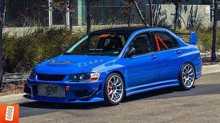 Building a Mitsubishi Lancer EVO VIII in 12 minutes! (COMPLETE TRANSFORMATION)