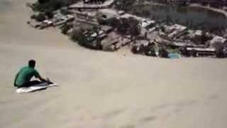 Mark Evans sandboarding 4 days before Christmas