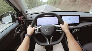 New MG HS 2025 (Exclusive 1.5l 170 hp DCT7) POV Test Drive