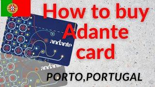 How to Buy Adante Metro card in Porto || Porto Metro card #portugal #porto #viagem #travel