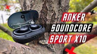 ЛУЧШИЕ СПОРТИВНЫЕ  БЕСПРОВОДНЫЕ НАУШНИКИ ANKER SOUNDCORE SPORT X10 IPX7 Bluetooth 5.2 32H