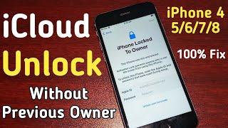 Bypass iCloud Unlock iPhone 4/5/6/7/8 Without Previous Owner | How To Unlock iPhone  Activation Lock