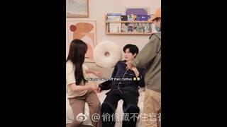 the way they both think the same way #hiddenlove #zhaolusi #chenzheyuan #cdrama