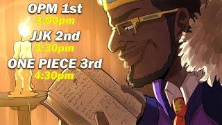 One Piece Ch 1127 (NOW) - JJK Ch's 269 & 270 (DONE) - One Punch-Man Ch 204 (DONE) LIVE Reactions