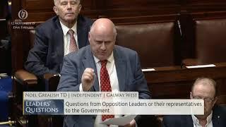 Noel Grealish TD accused of 'disgraceful racism' in the Dáil