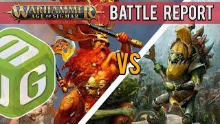 Fyreslayers vs Gloomspite Gitz Age of Sigmar 4th Edition Battle Report Ep 14