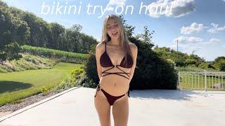 a shein bikini haul (try-on)