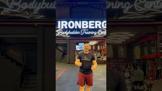 Um treinão na maior academia do mundo @IronbergCT #treino #musculação #exerciciofisico #ironberg