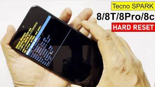 Tecno SPARK 8/8T/8Pro/8c  HARD RESET/ SCREEN UNLOCK/ FINGERPRINT REMOVE/ PATTERN UNLOCK