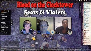 Blood on the Clocktower, Setc & Violets - new clocktower app