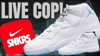 LIVE COP : AIR JORDAN 11 LEGEND BLUE.. YOU MIGHT BE SURPRISED WITH STOCK TODAY!