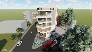 The Triangle - Upcoming Restaurant Building at Hazaribagh, Jharkhand.