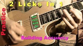 2 Licks in 1!?!?!?!? Alternate picking Exercise#2!!!!