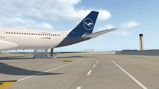 Lufthansa  408 Frankfurt to Raleigh-Durham Xplane 11 Toliss A330-900 NEO