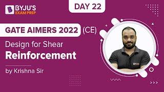GATE AIMERS 2022 | CE | Design of Concrete Structures (RCC) | Design for Shear Reinforcement