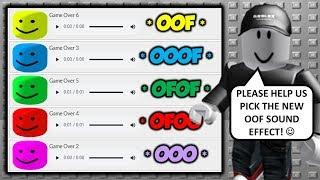 Roblox asked us to choose the new OOF sound effect!