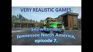 SnowRunner. Tennessee North America, Episode 7. #snowrunner #4k