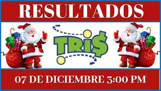 Lotería Tris De las Tres resultados de hoy 07 de Diciembre en todas las #LoteríasMexicanas