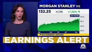 Morgan Stanley tops estimates on strong equities and fixed income trading revenue