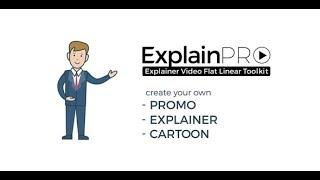 After Effects Template: ExplainPRO. Explainer Video Flat Linear Toolkit.