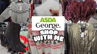 ASDA GEORGE COME SHOP WITH ME/ PARTY SEASON FASHION/ NOVEMBER 2024 #fashionhaul #shopwithme