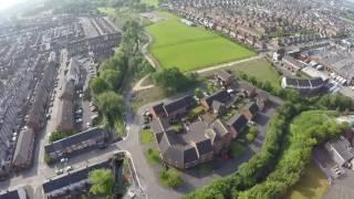 Aerial of Beersbridge Road to Grand Parade