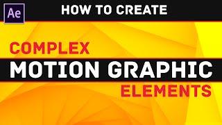 After Effects Tutorial : Super Cool Motion Graphic Elements