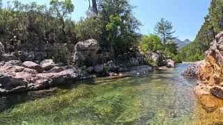 Rivière du Fango - Manso - Rivières corses sauvages - Bruit de la rivière - Corse - 5K