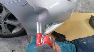 How to Quickly Repair a Dent in a Bumper Cover