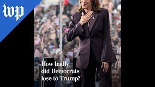 How badly did Democrats lose to Trump?